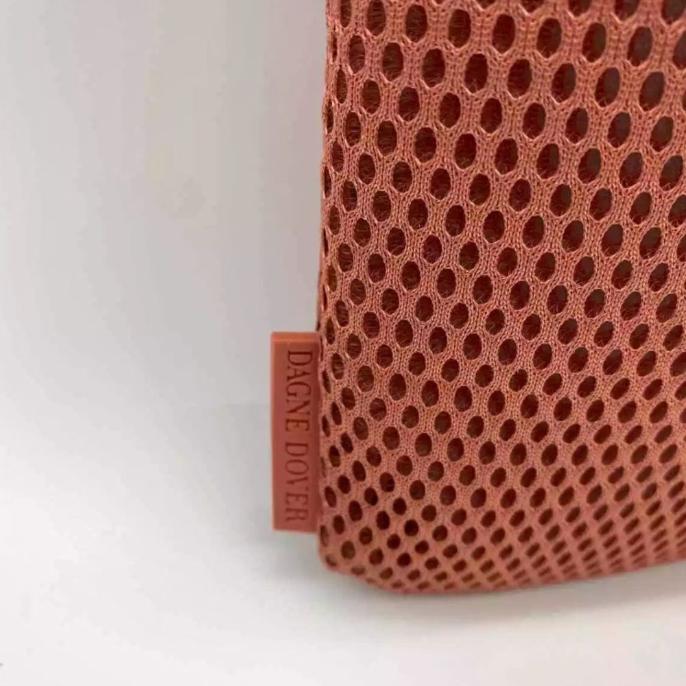 Dagne Dover Parker Air Mesh Pouch in Sienna - Compact & Lightweight